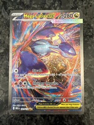 Mega Latias EX SIR 181/132 Mega Evolution English Pokemon TCG Pack Fresh - Image 1 of 2