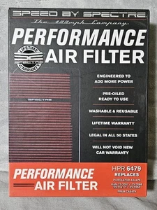 Spectre Performance Air Filter HPR6479 Washable Reuseable - Bild 1 von 3
