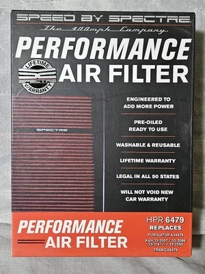 Spectre Performance Air Filter HPR6479 Washable Reuseable - Image 1 of 3