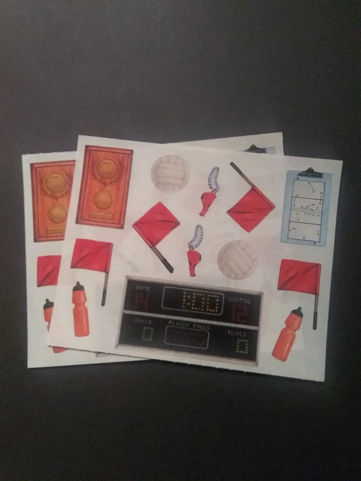 Creative Memories ~ Block Stickers ~ 4" x 5" ~  Score Board ~ Lot of Two - Image 1 of 1