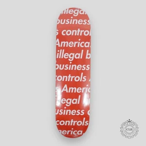 SUPREME ILEGAL BUSINESS SKATE DECK - ROJO - Imagen 1 de 1