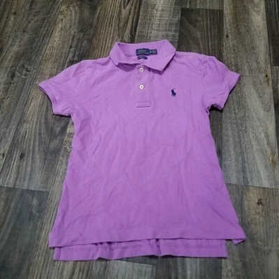 Polo Ralph Lauren Niñas Polo Juvenil XS Calce Ajustado Púrpura Calce Ajustado Foto 1 de 4