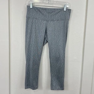 Champions Women's Leggings Large Gray Capri Pants Workout Athleisure Comfort - Picture 1 of 8