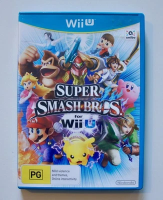 Super Smash Bros. for Wii U Inc Manual Nintendo Wii U Like New Mint Disc AU - Image 1 of 3