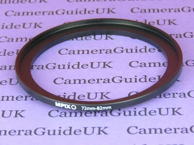 72mm to 82mm Male-Female Stepping Step Up Filter Ring Adapter 72mm-82mm  - Image 1 of 2