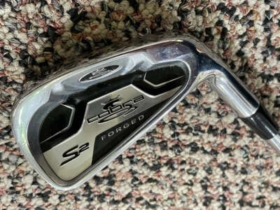 Cobra S2 28° 6 Iron NS Pro 1130 Tour Stiff Flex Shaft Black Widow Grip - Image 1 of 4