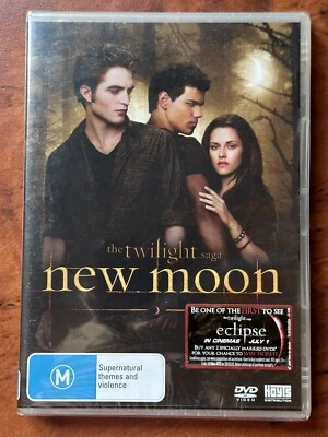 The Twilight Saga - New Moon, Pal DVD, 2010, Brand New Sealed Pattinson, Stewart - image 1 of 3