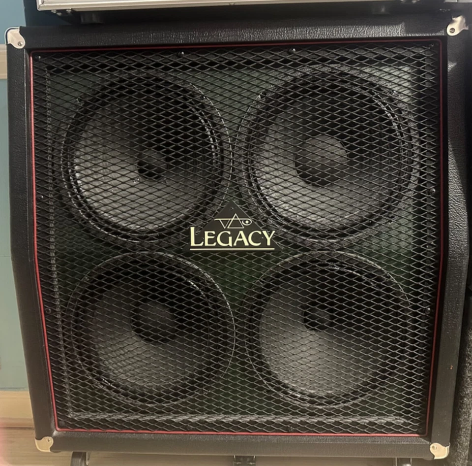 Steve Vai Legacy Carvin 4X12 Top Angled Bogner Ubershall X-pattern speaker Cab - Image 1 of 1