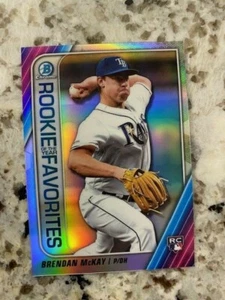 2020 Bowman Roy Favorites Insert Rookie Card Rays Brandon McKAY #ROYF-BM - Bild 1 von 1