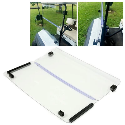 Carro de golf EZGO Marathon parabrisas transparente modelo 1986-1994,5 gasolina y eléctrico Foto 1 de 4