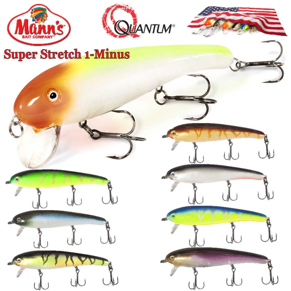 Mann's Super Stretch 1-Minus by Quantum 15cm 45g Wobbler Top Köder Farbe Auswahl - Bild 1 von 1