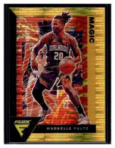 2020-21 Panini Flux Gold Pulsar Prizm #129 Markelle Fultz Target