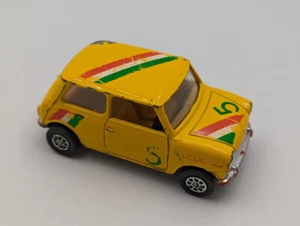 Corgi BRITISH LEYLAND MINI 1000 Recaro Yellow #5 1:36 - Picture 1 of 9