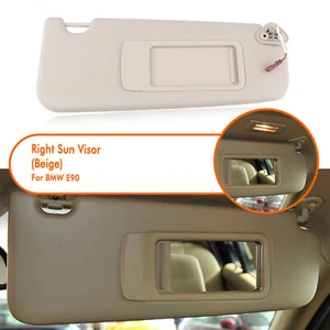 Beige Front Right Side Sun Visor Sunvisor Shade For BMW E81 E90 E91 51167252010 - Picture 1 of 18