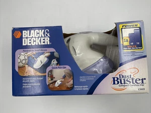 Vintage Black & Decker Dustbuster Dust Buster V3605 Compact Cordless Vac NEW! - Picture 1 of 3