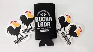 Four Corners BUCHALADA Koozie holder - Rare New - Plus Stickers - Texas Brewer - Picture 1 of 2