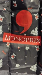 monoprix grocery shopping tote bag reusable france supermarket paris