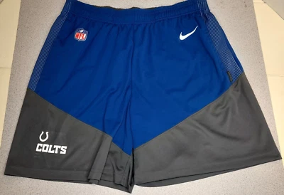 Nike NFL Indianapolis Colts Men's On Field Shorts NS14-12BM Sz XL Training - Image 1 of 4