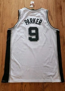 NWT VINTAGE 2000S Tony Parker San Antonio Spurs Reebok Jersey SZ 58 - Picture 1 of 7