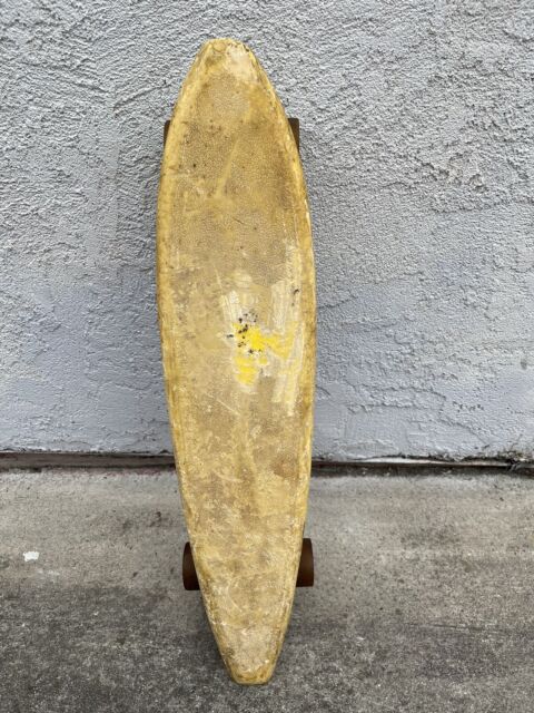 Early skateboard Super Surfer formica & wood vintage wheels