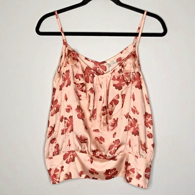Lauren Conrad Women's Tank Top Blouse Pink Floral Print Sleeveless Size XS - Image 1 of 4