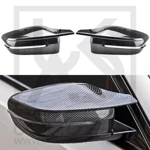 BMW 2/3/4 Series i4 M Carbon Fibre Effect Mirror Covers G42/G20/G22/G23/G26 RHD - Picture 1 of 6