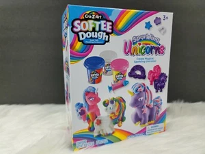 Cra-Z-Art Softee Dough Sparkling Unicorns NICHT GIFTIG ab 3 Jahren - NEU - Bild 1 von 4