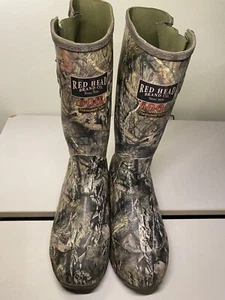 Redhead Thinsulated 600 Gran Size 9 Boots Mens 100% Waterproof All Camouflage - Picture 1 of 8