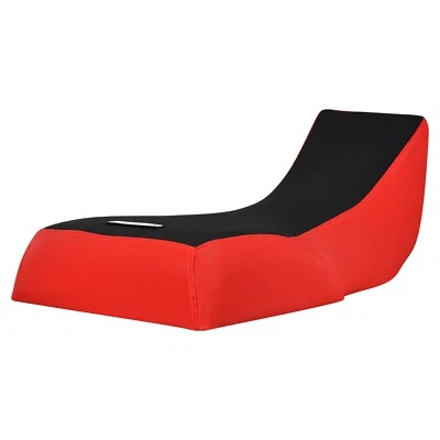 Cubierta de asiento con pinza Yamaha Grizzly 600 1998-2001 roja/negra estándar #382 Foto 1 de 4