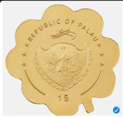 Trébol de cuatro hojas Palau’s vendido oro $1 Foto 1 de 4