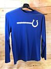 Team Apparel Ls Tee T Shirt Mens Large Indianapolis Colts Performace Nwot