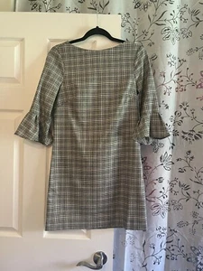 H&M Houndstooth Plaid Work Dress 6 - Picture 1 of 9