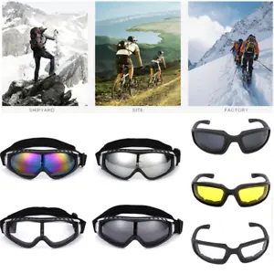 Cool Riding Glasses Chopper Motorcycle Sunglasses Anti-Wind Dust Goggles Eyewear - Picture 1 of 32