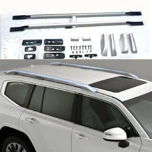 2Pcs Fit for Land Cruiser LC300 J300 2021-2026 Roof Rail Roof Rack Side Rail Bar - Picture 1 of 5
