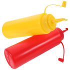  2 Pcs Fake Ketchup and Mustard Tricky Seasoning Squeeze Bottle