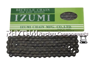 IZUMI 1/2" x 1/8" Black Chain Old School BMX - Picture 1 of 1