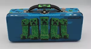 Scatola di latta azienda Minecraft conservazione matite divertente scatola portaoggetti - Foto 1 di 7