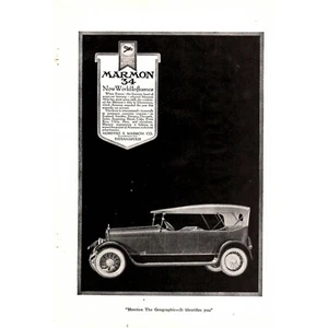1919 Print Ad Marmon 34 Automobile Car Nordyre & Marmon - Picture 1 of 1