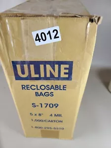 5x8 Reclosable Bags 4 Mil Open Box of 900+ Top Lock Zipper - Picture 1 of 4