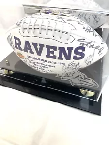 2000 Baltimore Ravens Super Bowl Champs Team Signed NFL Football - Picture 1 of 11