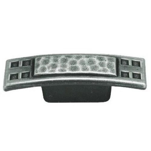 10 Hickory Hardware Antique Pewter Cabinet Knobs, Mission Arts & Crafts P7526-AP - Image 1 of 1