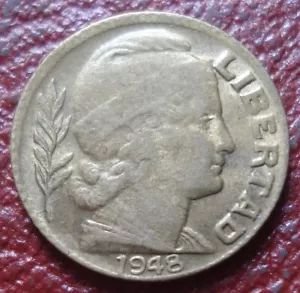 1948 ARGENTINA 5 CENTAVOS IN EF CONDITION - Picture 1 of 2