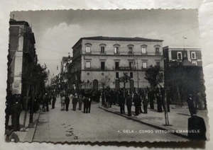 Gela - Corso Vittorio Emanuele, Italy. Postcard (Z2) - Picture 1 of 2