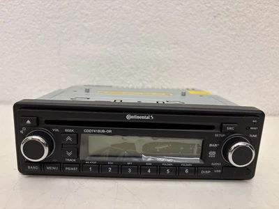 12 Volt Bluetooth PKW Auto Radio RDS & DAB+ Tuner CD MP3 WMA USB CDD7418UB-OR - Bild 1 von 4