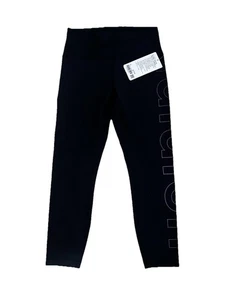 LULULEMON WUNDER BAJO TIRO ALTO AJUSTADO 25” GRÁFICO COLOR NEGRO TALLA 10 NUEVO CON ETIQUETAS - Imagen 1 de 9