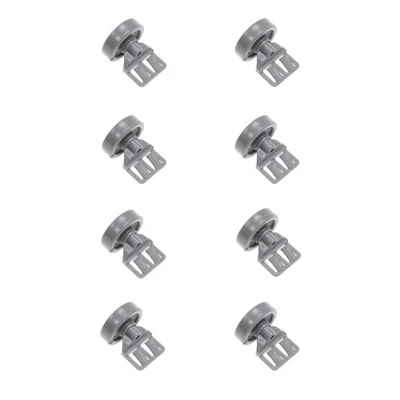 x8 Dishwasher Lower Basket Wheels Assembly (Rollers) 700391SET. Suits Asko - image 1 of 4