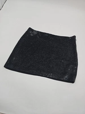 Haute Hippie Size XS Black Shimmer Skirt Elegant - Image 1 of 4