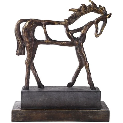 Escultura Uttermost 17514 Titan Horse 20 X 14 pulgadas Foto 1 de 4