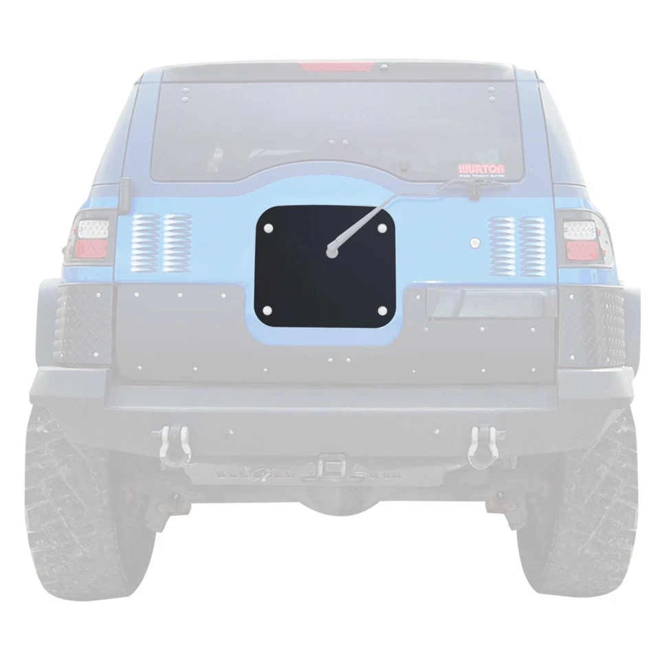 For Toyota FJ Cruiser 2007-2014 Warrior S3940 Smooth Black Center Tailgate Cover - Изображение 1 из 1