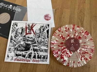 LIK - Misanthropic Breed LP  Vinyl CLEAR RED WHITE SPLATTER Dismember Entombed - Bild 1 von 3